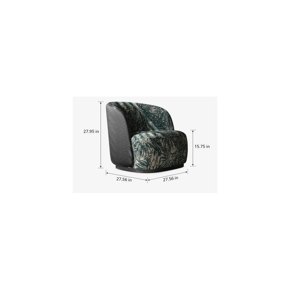 Living Room Sofa Chair, Italian Style Mist Green Comfortable Single Seater