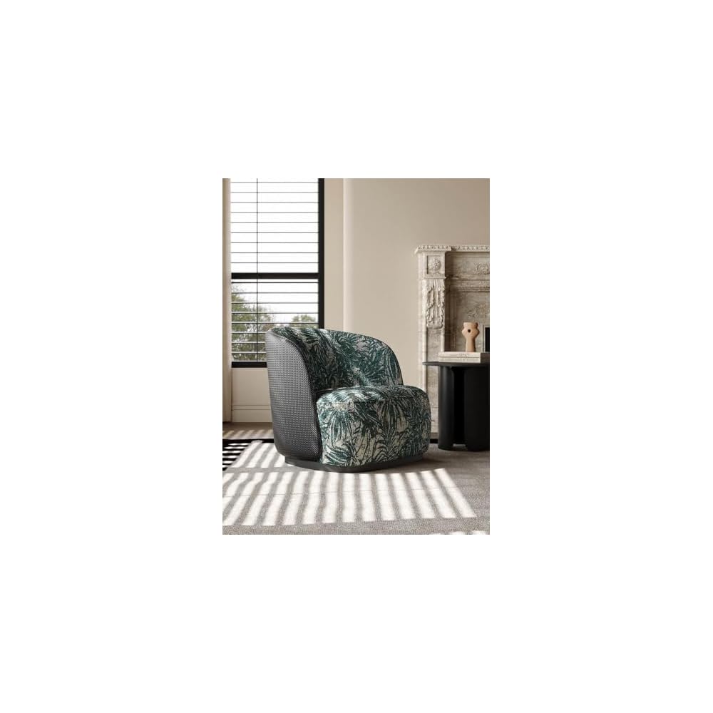 Living Room Sofa Chair, Italian Style Mist Green Comfortable Single Seater