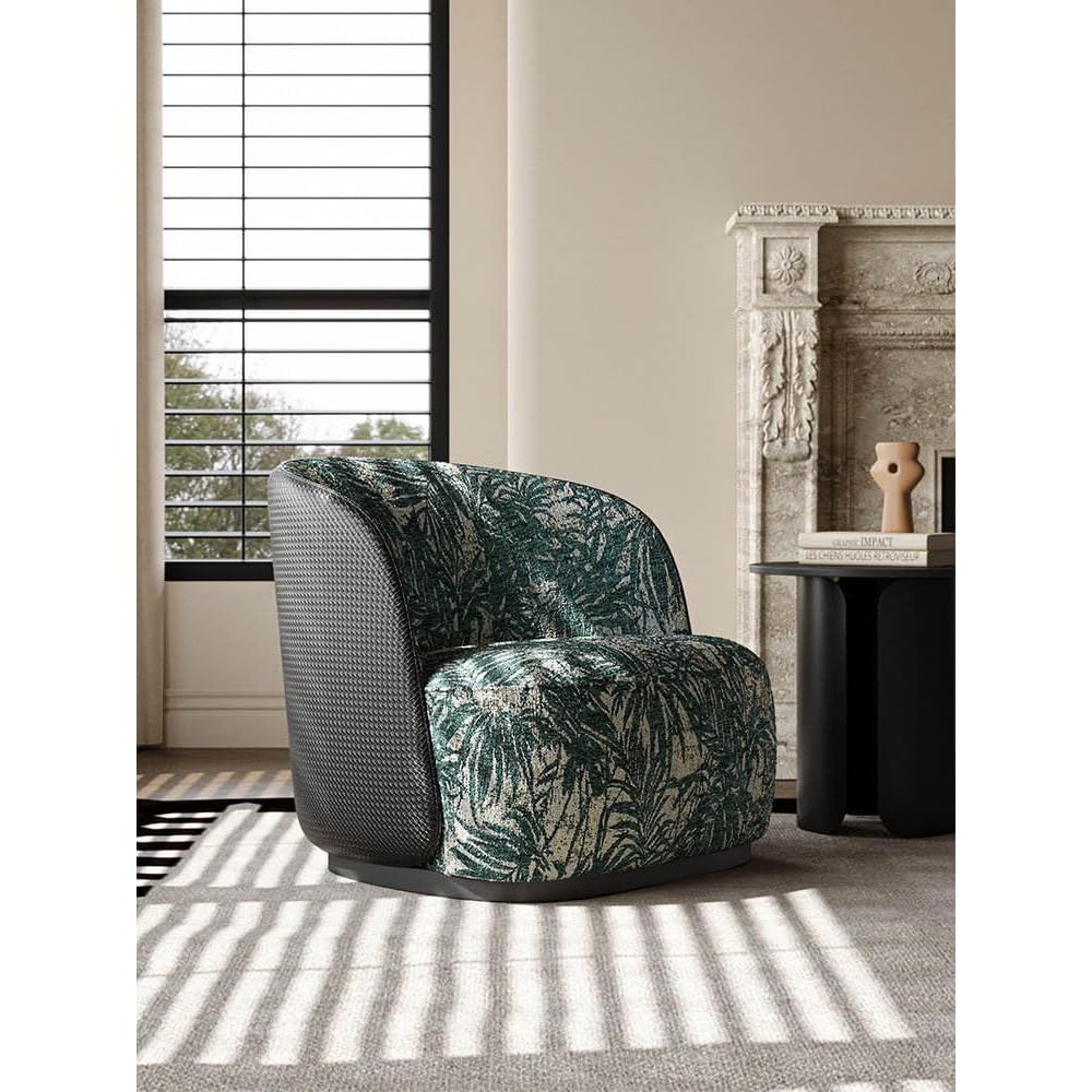 Living Room Sofa Chair, Italian Style Mist Green Comfortable Single Seater